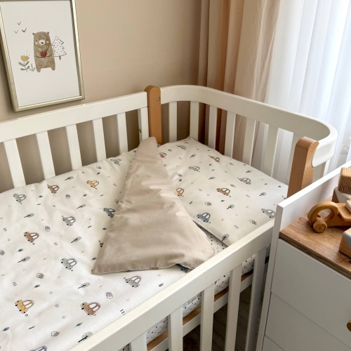 Змінна постіль Baby Dream New Машинки блакитні - 2