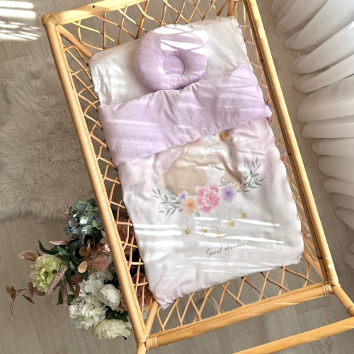 Плед+ковдра 2 в1 Колекція №8 Зайка з мамою - 3