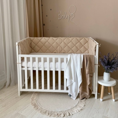 Бортик стьобаний "Baby Dream" на 3 сторони поплін лате