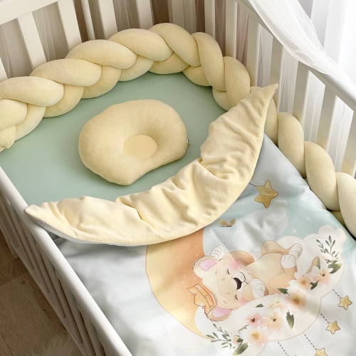Комплект постельного белья для новорождённого Коллекция №8 Sweet Dream Львенок - 4