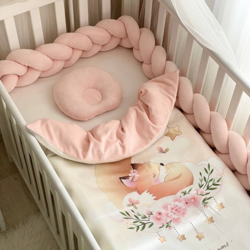 Комплект постельного белья для новорождённого Коллекция №8 Sweet Dream Лисичка - 3