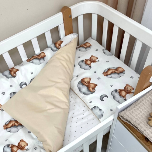 Змінна постіль Baby Mix Тедді бежевий - 3