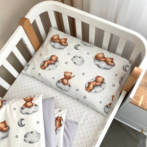 Змінна постіль Baby Mix Тедді сірий - 4