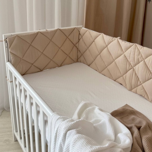 Бортик стьобаний "Baby Dream" на 3 сторони поплін лате - 6