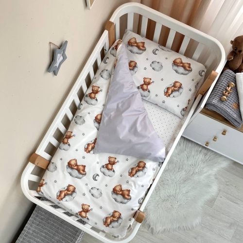 Змінна постіль Baby Mix Тедді сірий - 2