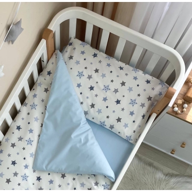 Сменная постель Baby Dream Stars голубой