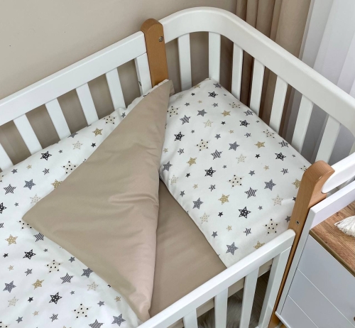 Сменная постель Baby Dream Stars бежевый - 3