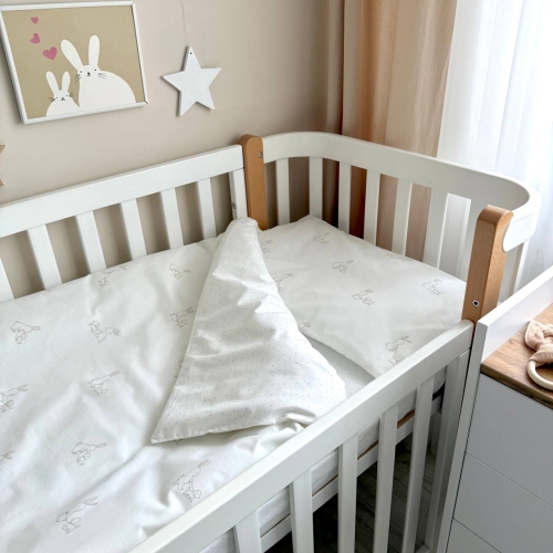 Змінна постіль Baby Dream New Зайка із собачкою бежевий - 2