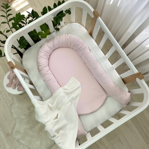 Кокон Baby Design Ведмедик у ковдрі на білому - 4