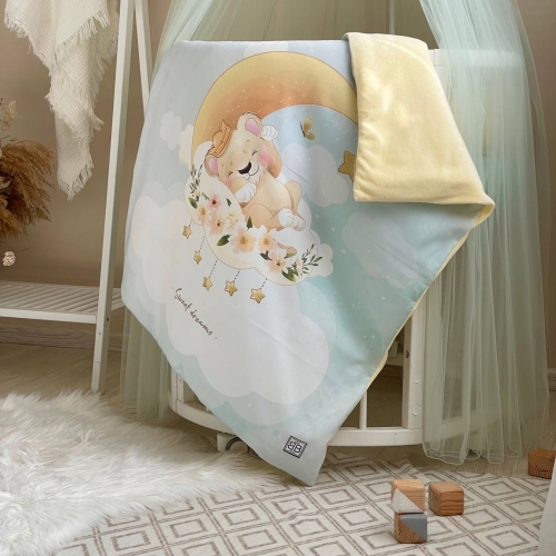 Комплект постельного белья для новорождённого Коллекция №8 Sweet Dream Львенок - 14