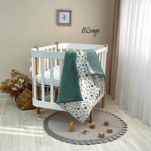 Плед-конверт з ковдрою на Minky Ялина (сатин) - 1