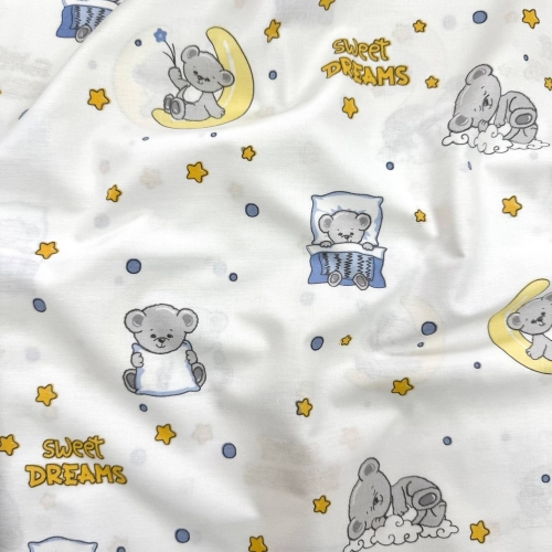 Пелёнка бязь Sweet Dream голубой - 2