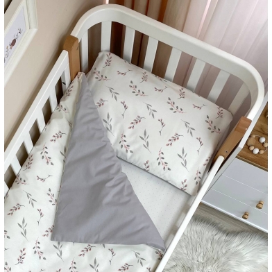 Сменная постель Baby Dream Веточки котики пудра