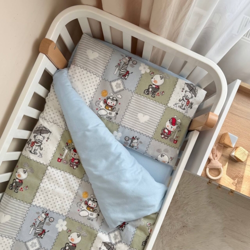 Сменная постель фланель Пэчворк - 1