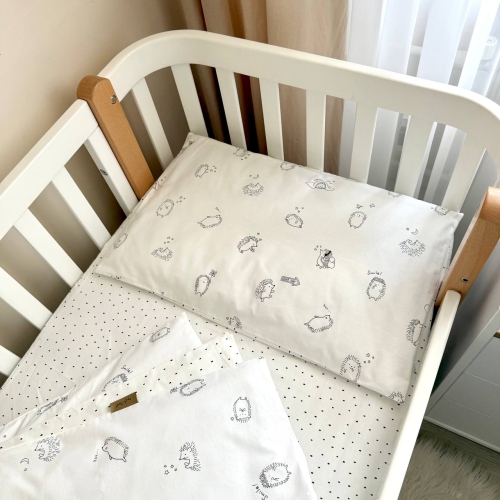 Сменная постель Baby Mix New Ёжики черные - 4