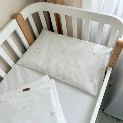 Змінна постіль Baby Dream New Зайка із собачкою бежевий - 5