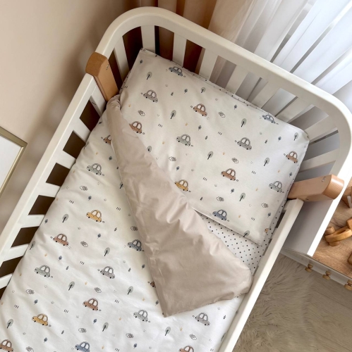 Змінна постіль Baby Dream New Машинки блакитні - 1