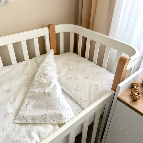 Змінна постіль Baby Mix New Їжачки сірі - 3