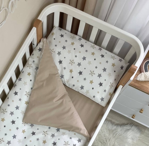Сменная постель Baby Dream Stars бежевый - 1