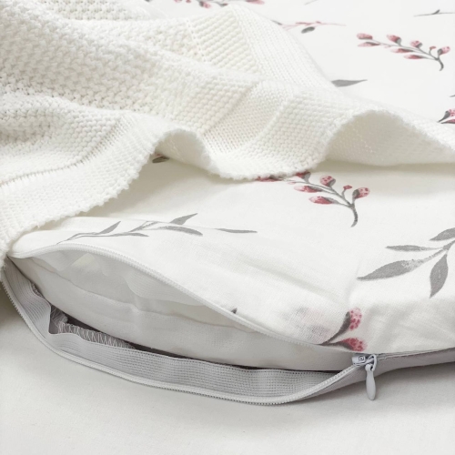 Кокон Baby Design Веточки котики пудра - 6