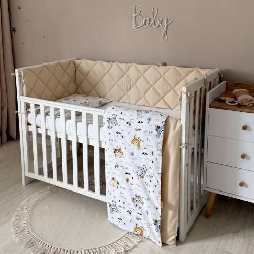 Комплект постільної білизни для новонародженого Baby Dream New Let`s Go - 2