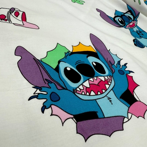 Комплект постельного белья подросток 1,5 Stich/рожевий (пододеяльник+наволочка) - 8