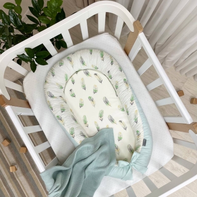 Кокон Baby Design Перо м'ята