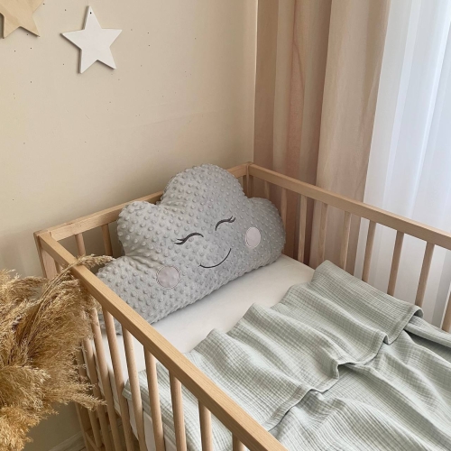 Хмаринка Minky темно-сіра 32*60 см - 1