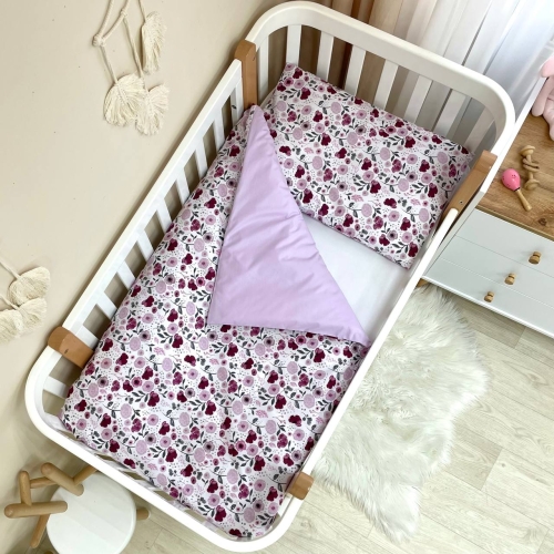 Сменная постель Baby Mix Лила цветы - 2