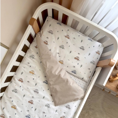 Змінна постіль Baby Dream New Машинки блакитні