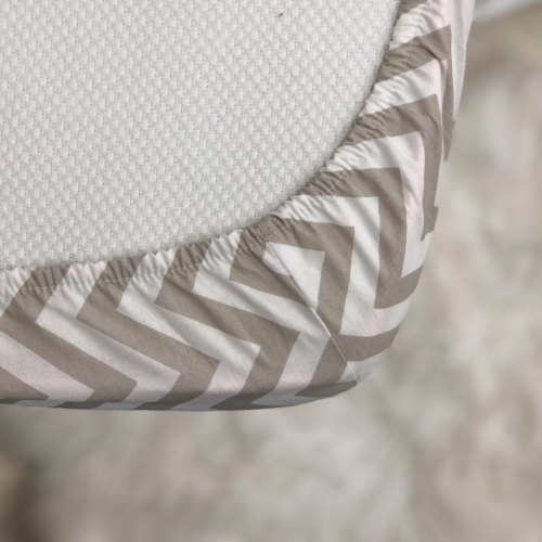 Простирадло дитяче Зигзаг бежевий - 6