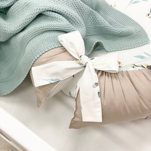 Кокон Baby Design Веточки котики мята - 3