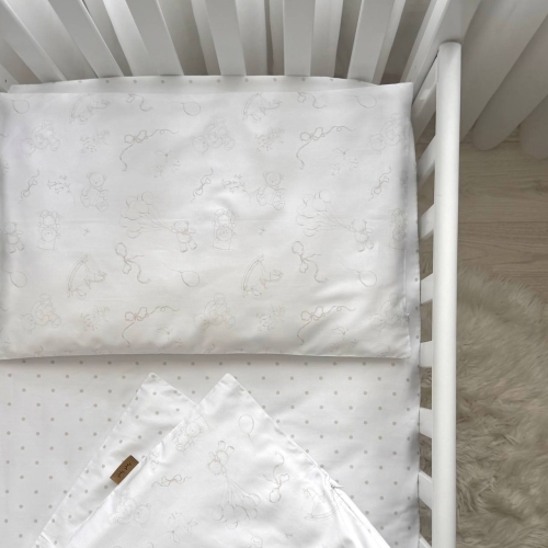 Змінна постіль Baby Dear сатин бежевий - 5
