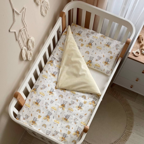 Змінна постіль Baby Mix Ведмедик boy жовтий - 3