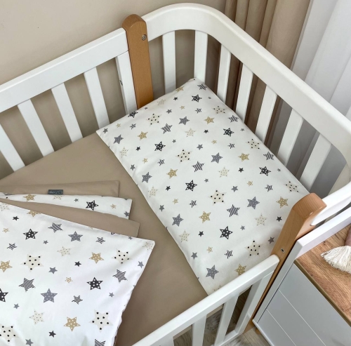 Сменная постель Baby Dream Stars бежевый - 4