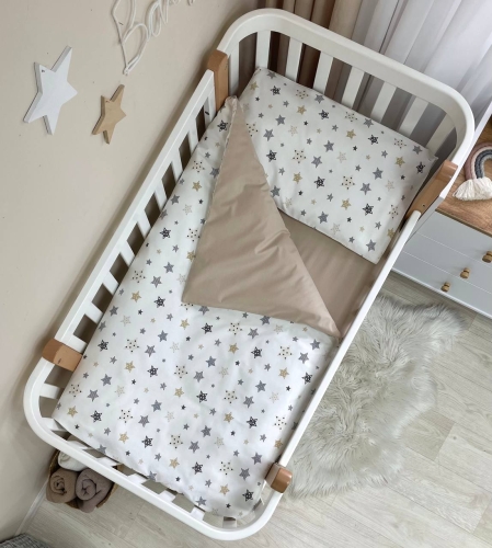 Сменная постель Baby Dream Stars бежевый - 2