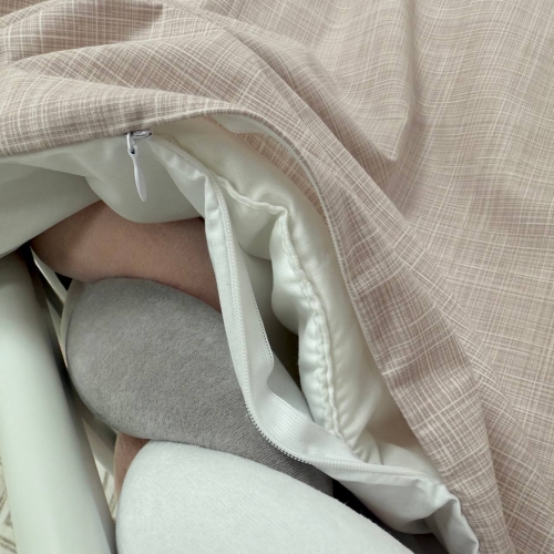 Комплект постільної білизни для новонародженого Арт Дизайн Cutey, колір пудрово-ліловий - 9
