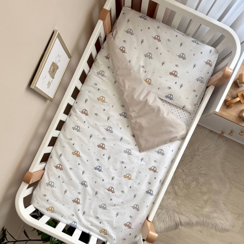 Змінна постіль Baby Dream New Машинки блакитні - 3